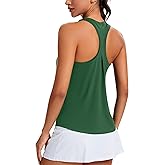 MathCat Women's Workout Tank Tops Racerback Sleeveless Tops Loose Fit Yoga Shirts Athletic Running Tank Top for Women