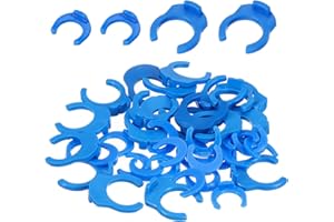 uxcell 40Pcs 1/4 Inch 3/8 Inch Locking Clip Set for RO Water Filtration Systems Tube Quick Connect Lock Clamps Fitting Replac