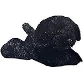 Aurora Mini Flopsie 8" Blackie Adorable Stuffed Animal | Compact tummy-lying animals with bean-filled stability