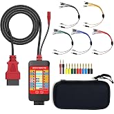 WOYO CTB007 PRO 12V/24V OBD2 Breakout Box with LCD Display 16PIN Vrms, CAN Tester Box with Built-in 120&Omega; for ECU Testing Tool on Bench, CAN Tester Box, 27.5inch/59inch Extension Cable (150cm/59inch)