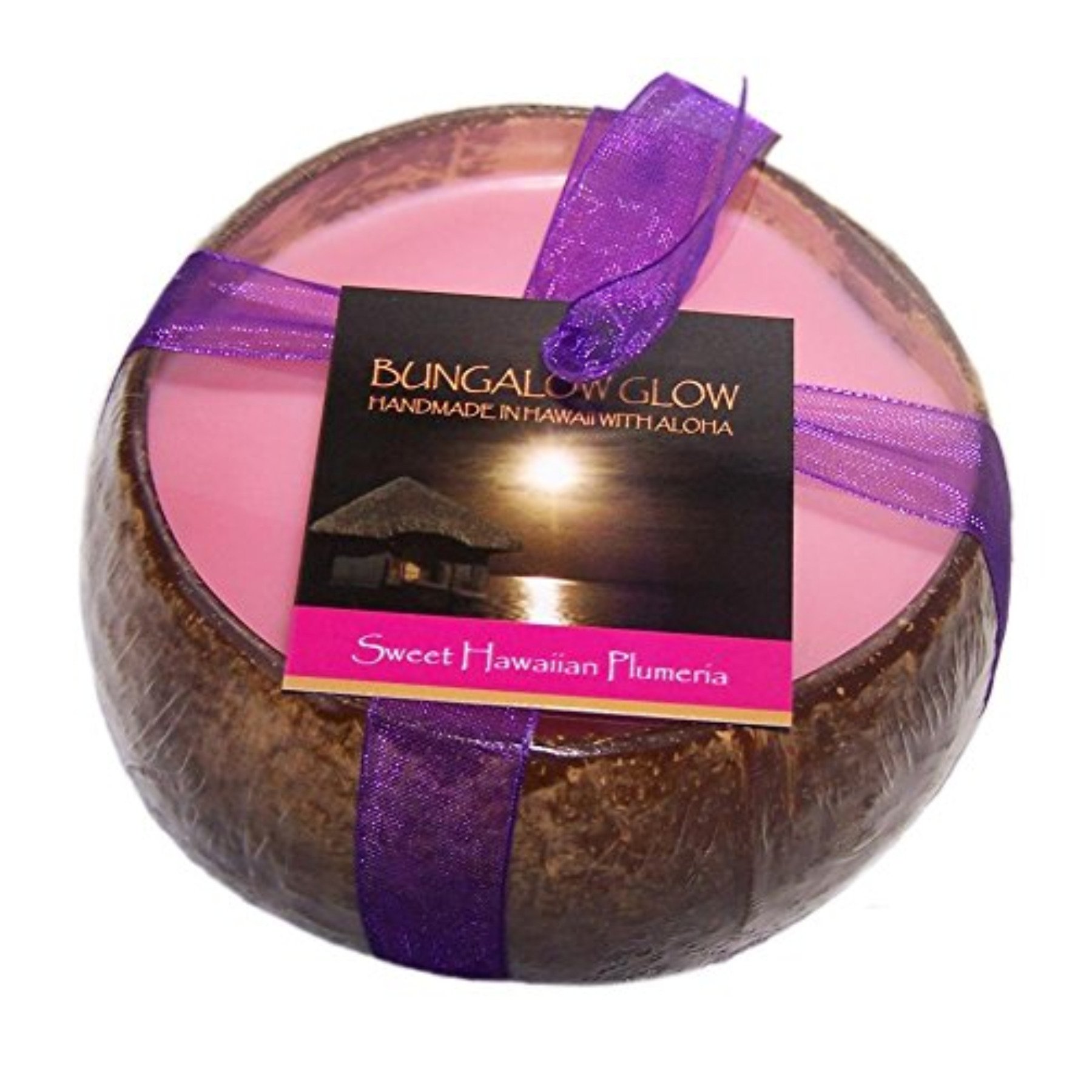 Hawaii Bubble Shack Coconut Candle Sweet Plumeria Scented