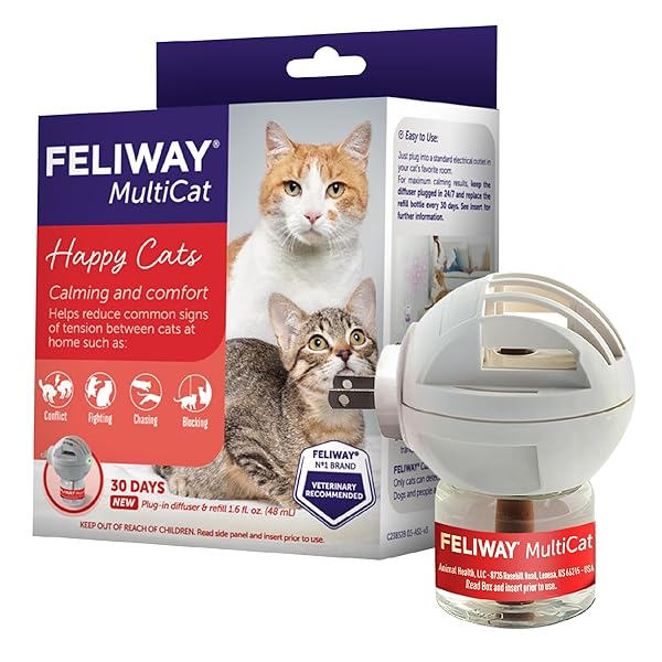 FELIWAY MULTICAT 30 DAY CAT CALMING PLUG IN...