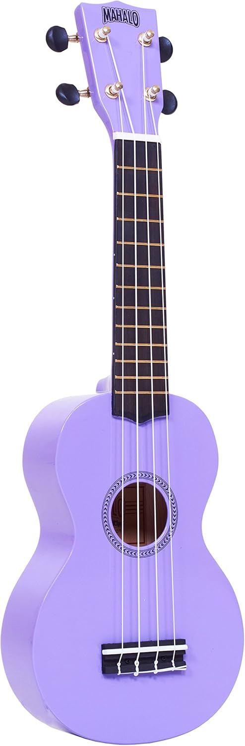Mahalo Ukuleles MR1PP Rainbow Series Soprano Ukulele,Purple