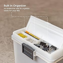 IRIS USA File Box WeatherPro Portable File