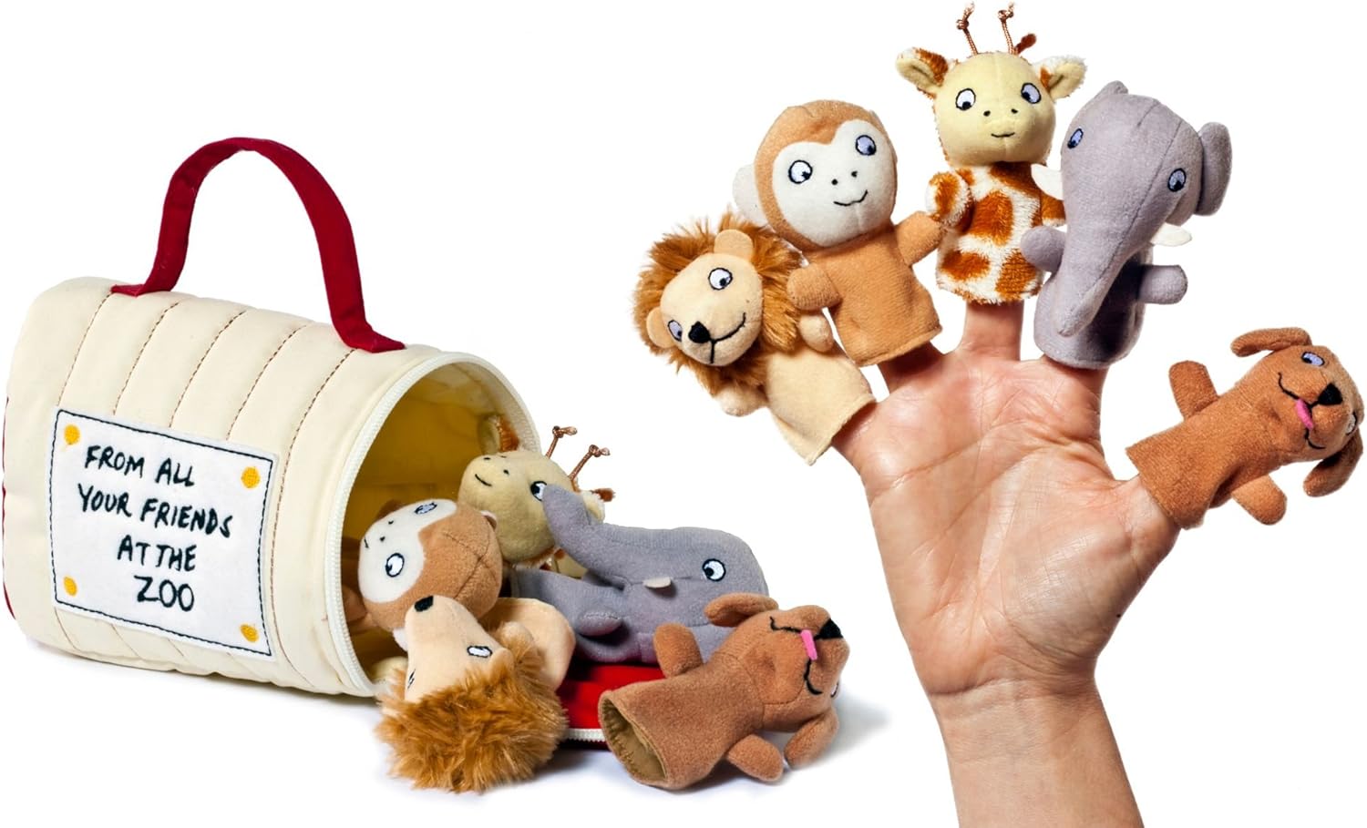 Dear Zoo Finger Puppets And Carrier Amazon.co.uk Toys & Games