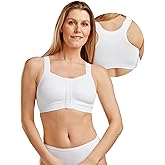 CAREFIX Mary Post Op Bra | Comfortable Post Mastectomy Bra with Pockets | Seamless Lumpectomy Bras for Women