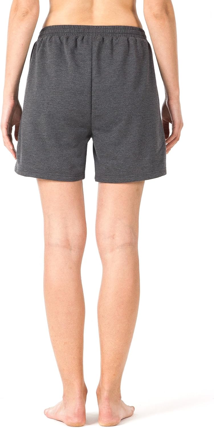 Naviskin Women's Bermuda Shorts Workout Athletic Yoga Shorts with Pockets Knee Length for Fitness Walking Gym Homework : Clothing