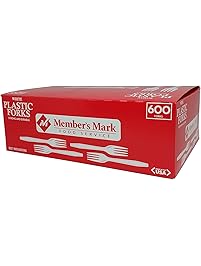 Member's Mark White Plastic Forks (600 ct.)
