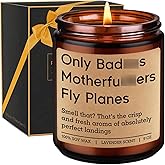 GSPY Scented Candle - Pilot Gifts for Men, Women - Flight School Graduation, Birthday, Valentines, Aviation Gifts for Pilots, Student - Retirement, Funny Airplane Decor for Dad, Boyfriend, New Aviator