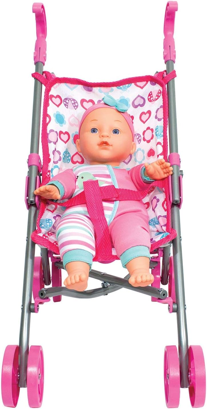 dream collection baby doll with stroller set