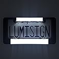 LumiSign – Illuminated License Plate Frame (Black) | Must Purchase Inserts, Sold Separately | Inserts Not Included |LumiSign Does Not Work Without Inserts