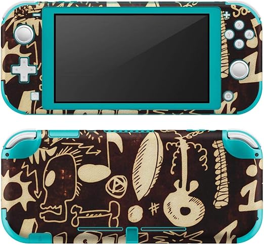 Amazon Co Jp Igsticker Nintendo Switch Lite 専用 デザインスキンシール 全面 任天堂 スイッチ ライト 専用 ゲーム機 カバー アクセサリー フィルム ステッカー エアフリー その他 音楽 楽器 音符 イラスト Video Game Video Game ゲーム