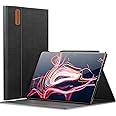 INFILAND Galaxy Tab S10 Ultra/S9 Ultra/S8 Ultra 14.6 Inch Case, Multi-Angle Stand Cover Compatible with Samsung Galaxy Tab S10 Ultra/S9 Ultra/S8 Ultra Tablet [Auto Wake/Sleep], Black