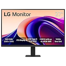 LG 27U631A-B 27-inch QHD (2560 x 1440) IPS Computer