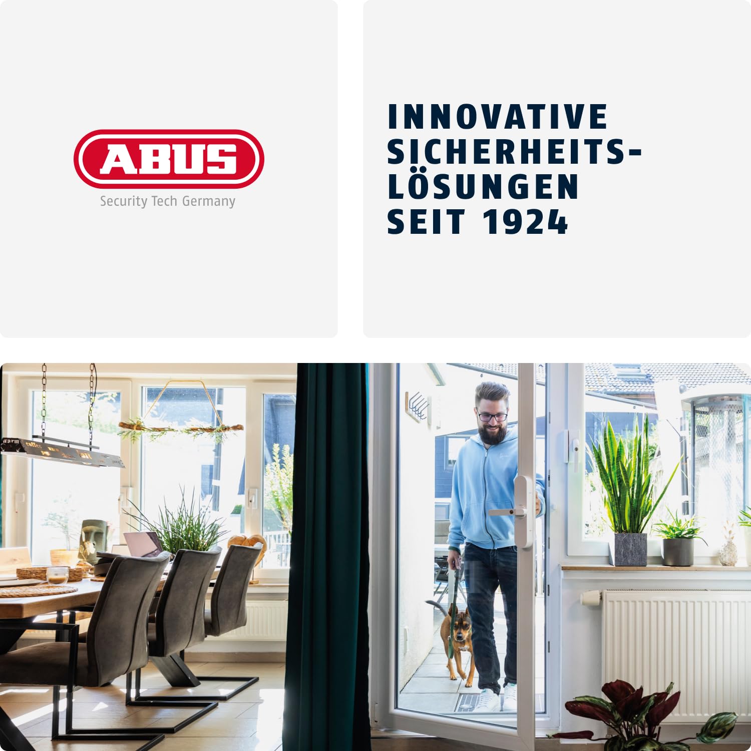 ABUS Fensterantrieb WINTECTO One – smarter Fenstergriff für Fenster, Balkon- und Terrassentür – mit Alarmfunktion – einfache Montage ohne Bohren – Weiß, gleichschließend (AL0145) 7