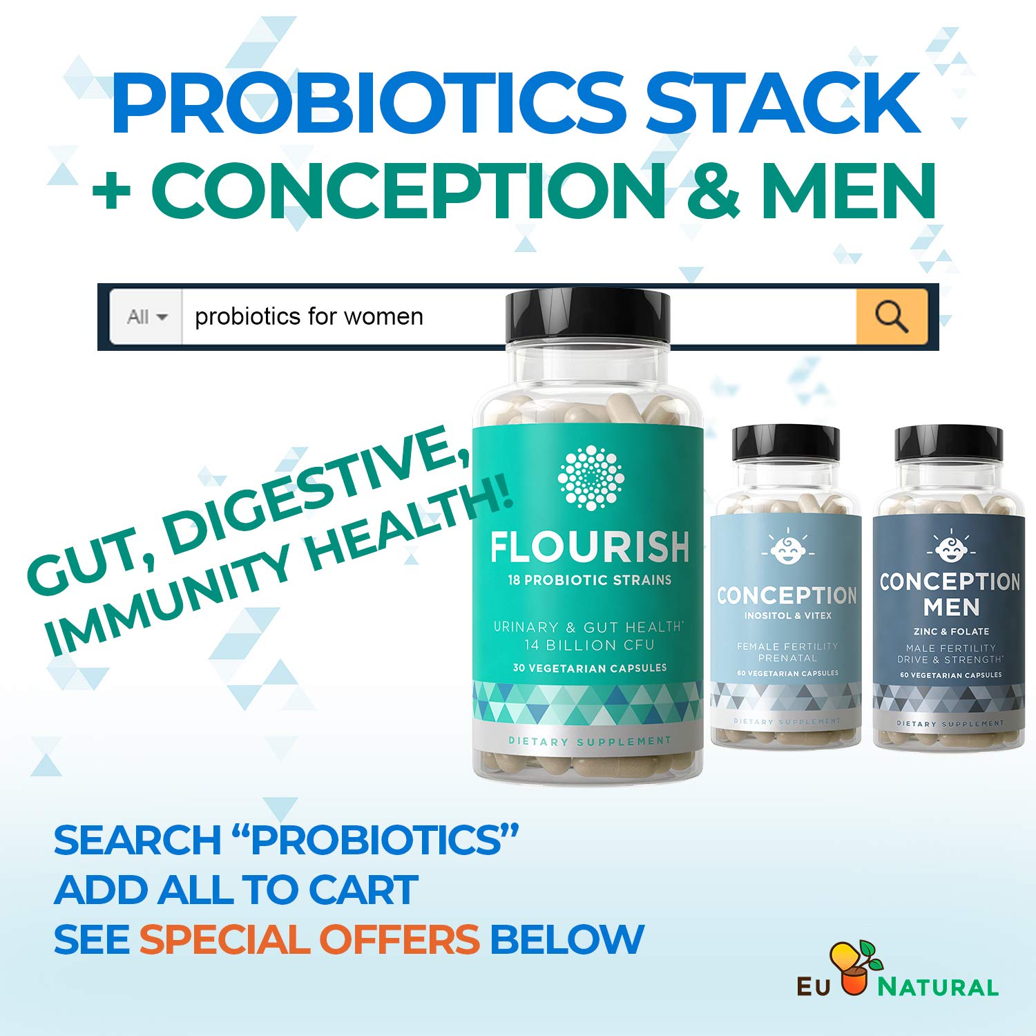 Conception Men Fertility Vitamins Male Optimal Count, Sperm Motility