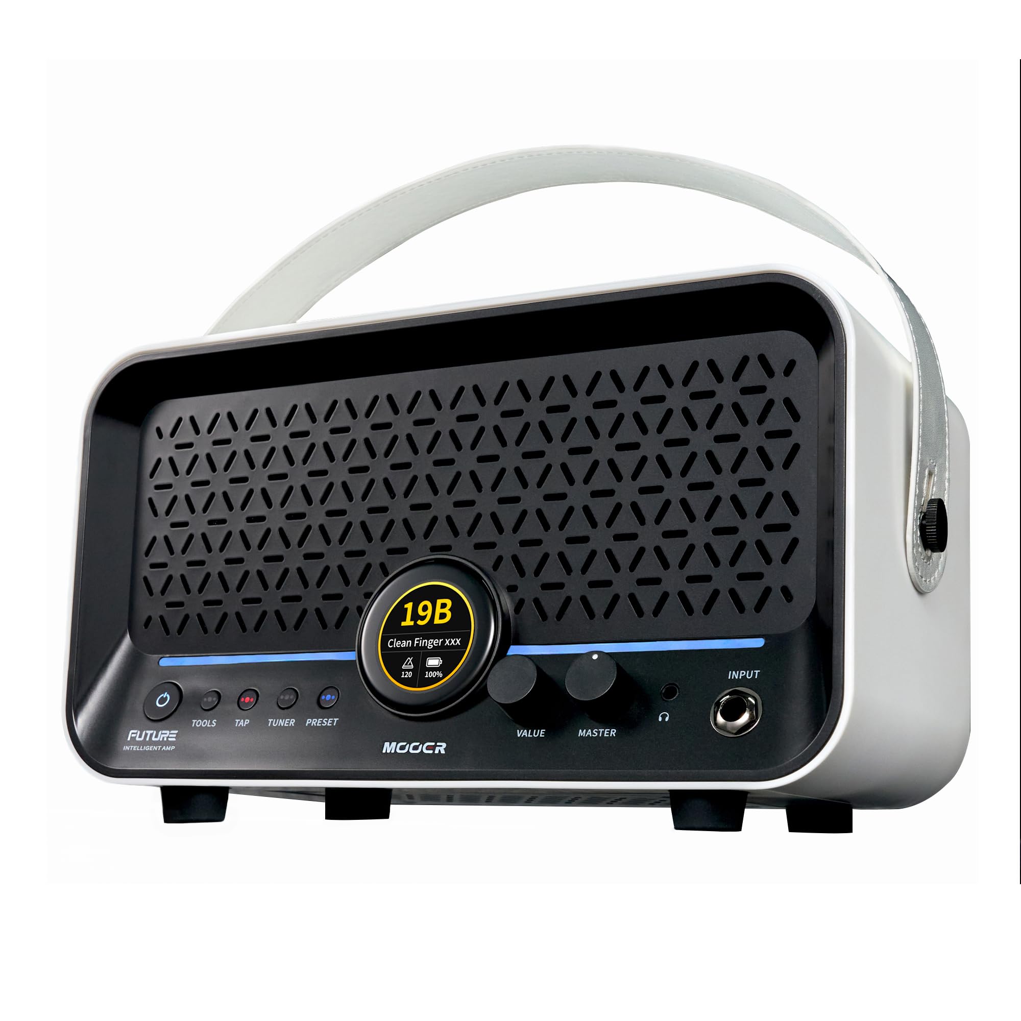 Photo 1 of MOOER F15i AI Smart Guitar Amp Touch Screen 15W With Effects Application, 6 Hours Playtime, 55 Amp Models, 66 Effects Types, Loop/Drum Machine/Mod/Reverb/Delay, OTC Record For Electric Guitar And Bass