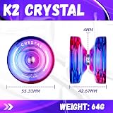 MAGICYOYO K2 Crystal Pink Purple Responsive Unresponsive Yoyo Kit view 7