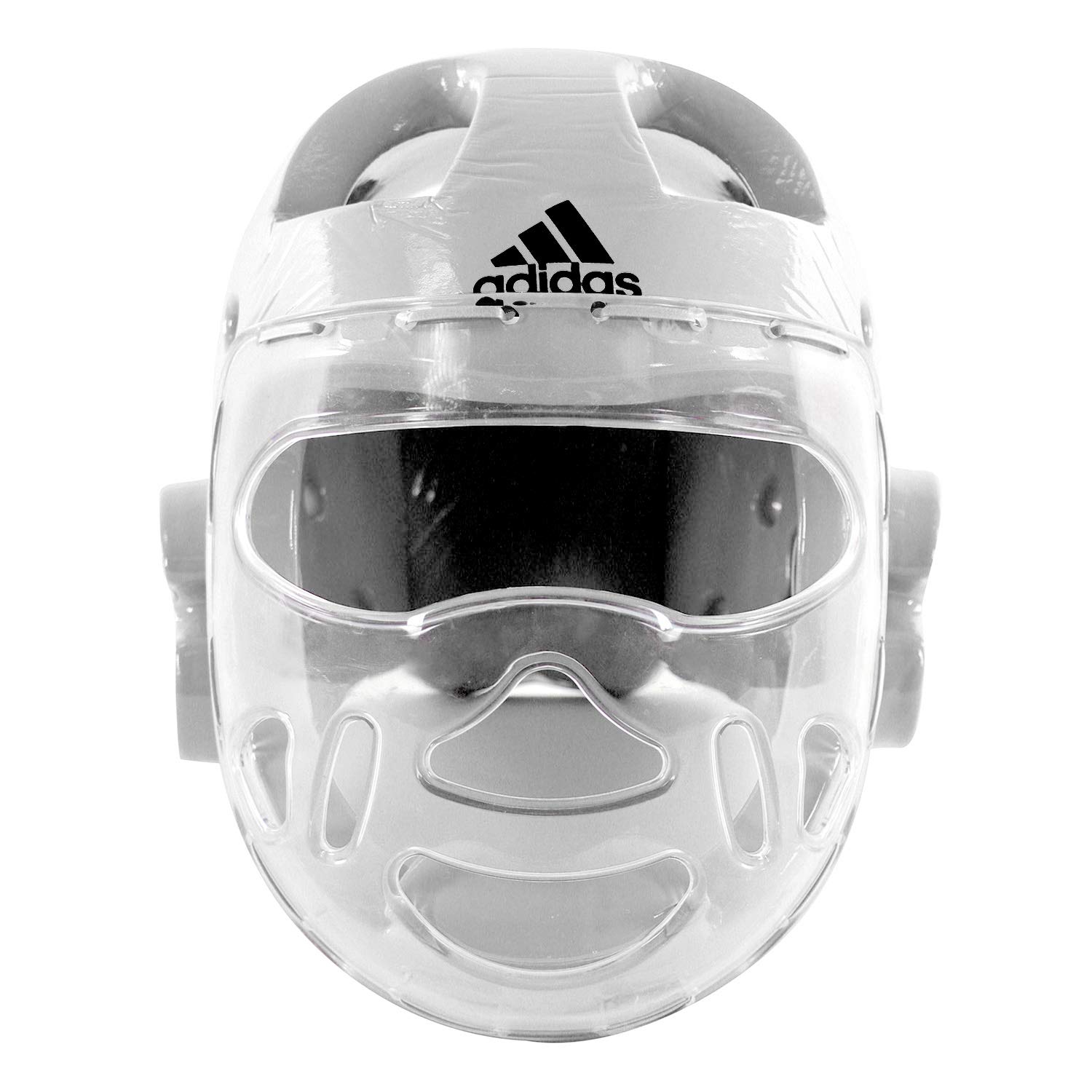 Adidas Martial Arts Taekwondo Headgear With Face Shield White Medium