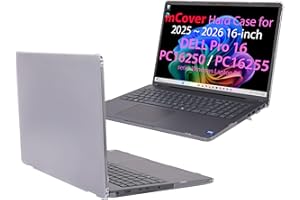 mCover Case ONLY Compatible for 2025-2026 16" Dell Pro 16 PC16250 / PC16255 Series Windows Laptop PC (NOT Fitting Any Other D