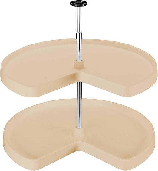 Amazon Com Rev A Shelf Almond 32 Polymer Kidney Lazy Susan Set