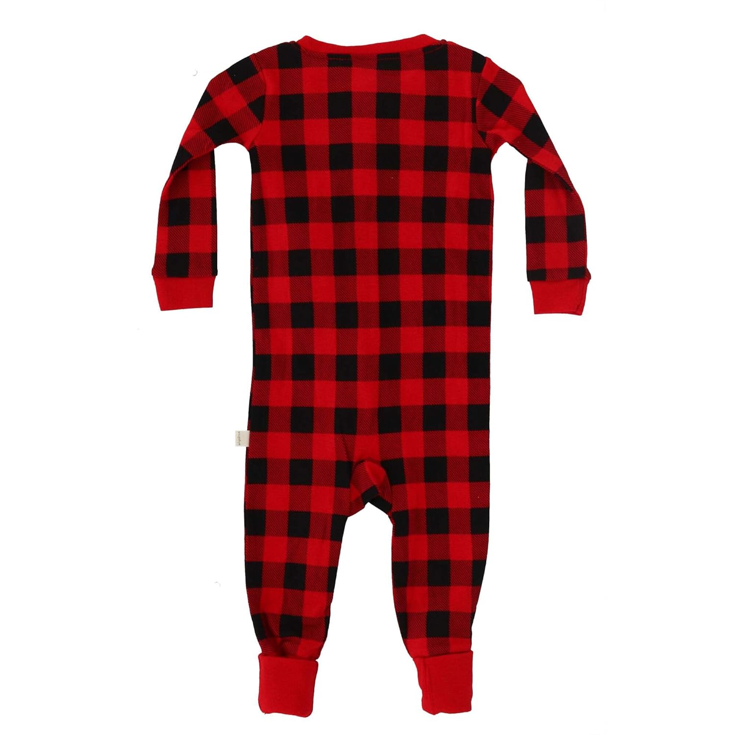 newborn buffalo plaid pajamas