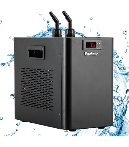 Amazon.com: Poafamx Aquarium Chiller 26gal, 1/13 HP Small Water