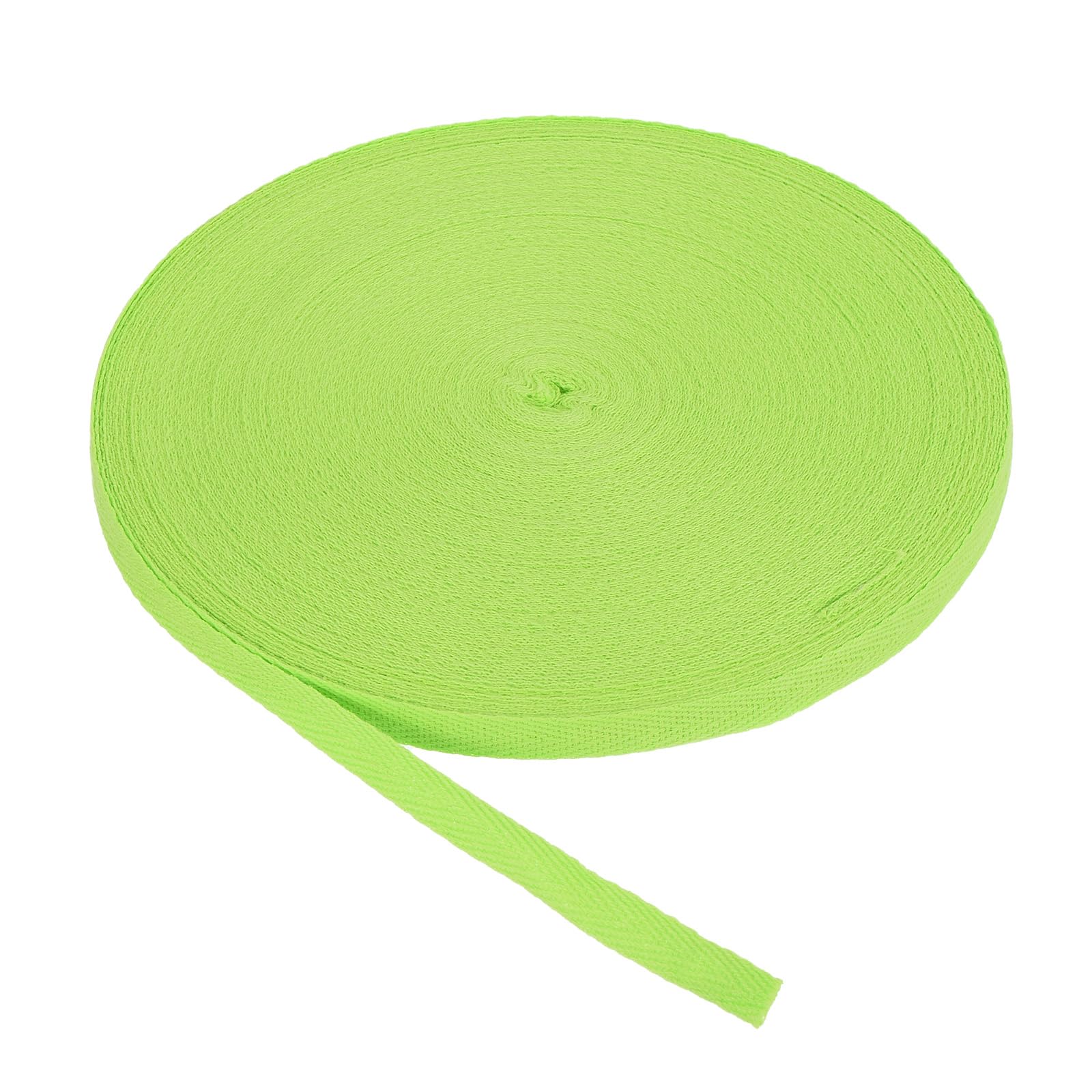 PATIKIL Cotton Twill Tape 10mm(3/8 Inch) 50 Yards Cotton Ribbon Bias Binding Tape Herringbone Webbing Trim for Sewing Gift Wrapping Craft DIY Fruit Green - 45m