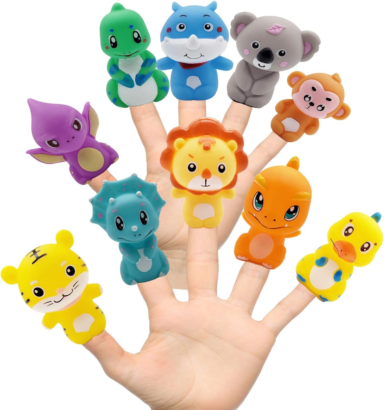 tiny rubber toys