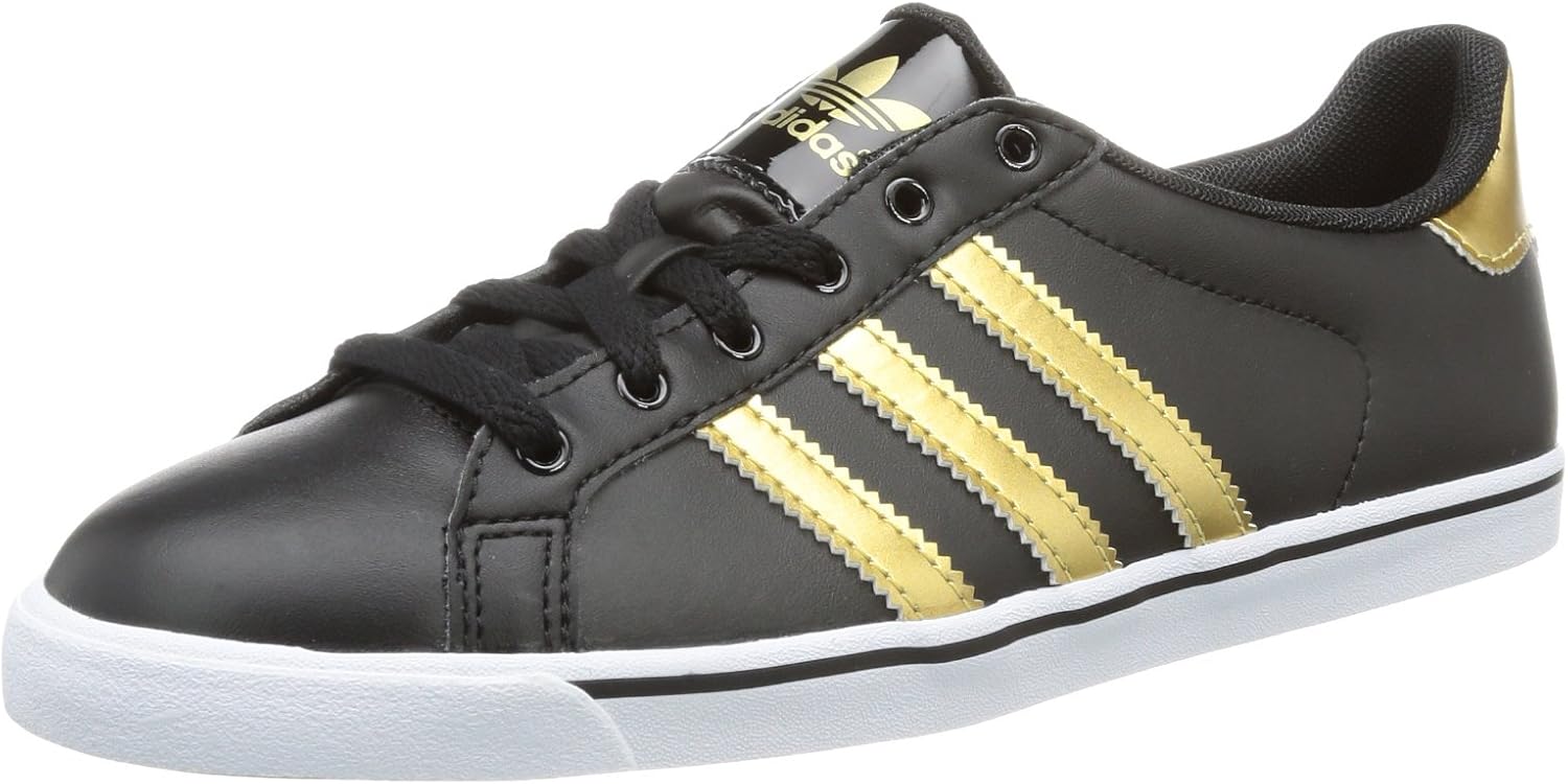 basket adidas femme noir et doré