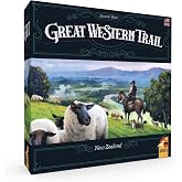Great Western Trail 2nd Edition New Zealand Board Game - Embark on a Unique Cattle Ranching Adventure! Strategy Game for Kids &amp; Adults, Ages 12+, 1-4 Players, 75-150 Min Playtime Made by Eggertspiele