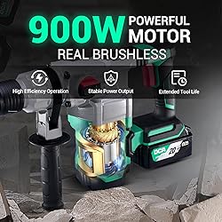 DCA 20V MAX Brushless Rotary Hammer Drill, 4.5