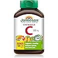Jamieson Chewable Vitamin C 500 mg Exotic Tropical Fruit, 120ct, Imported from Canada)