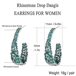 Statement Earrings for Women Bohemian Hoop Earring