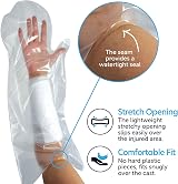 JFA Medical Reusable Waterproof Shower Arm Cast Cover Protectors - 5 Pack view 5