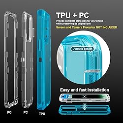 Follaroma for iPhone 14 Pro Max Case, Heavy Duty