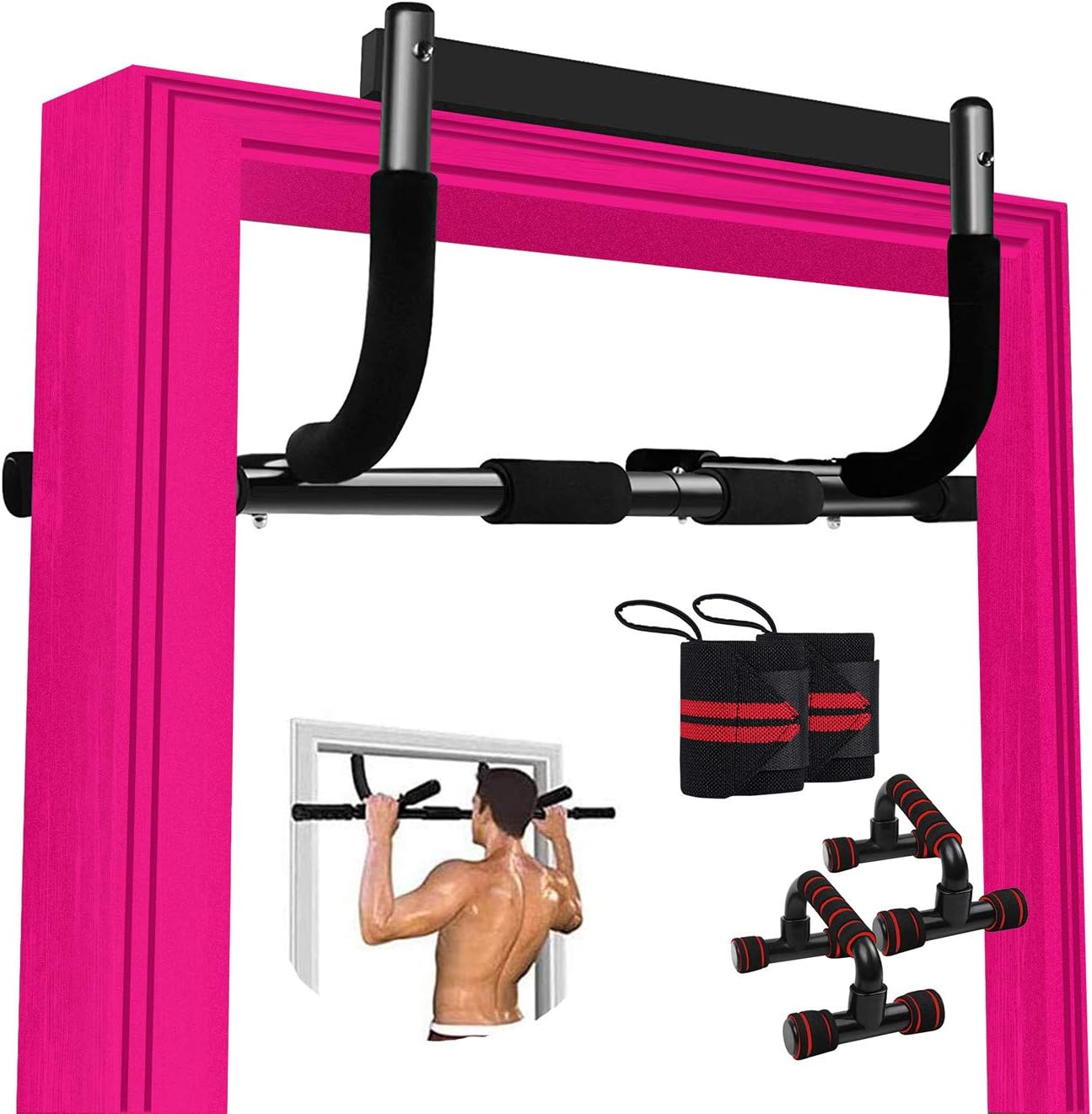Duorime Pull up Bar for Doorway Professional Strength
