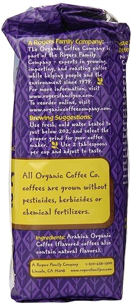 THE ORGANIC COFFEE CO. ORGANIC FRENCH ROAST COFFEE, 12 OUNCE