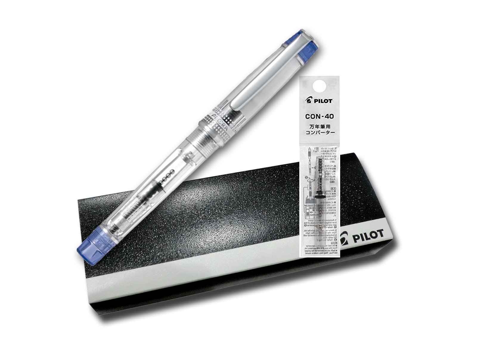 Penna Stilografica Pilot Prera Iro-Ai - Corpo Verde, Pennino Calligrafico, Con Convertitore CON-50 E Cartuccia Nera