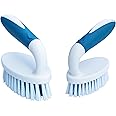 PHYEX 2-Pack Large & Small Cleaning Brushes, Cleaning Carpet, Floor, Bathroom, Kitchenware