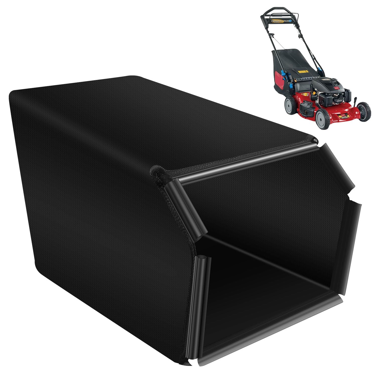 Photo 1 of 115-4664 Bag - NO Metal Frame - by Braveboy, Compatible with Toro Lawn Mower XT675 59307 22" Lawn Mower 2009, Fits Model 20330 20331 20370 20371 20377 20378 & More