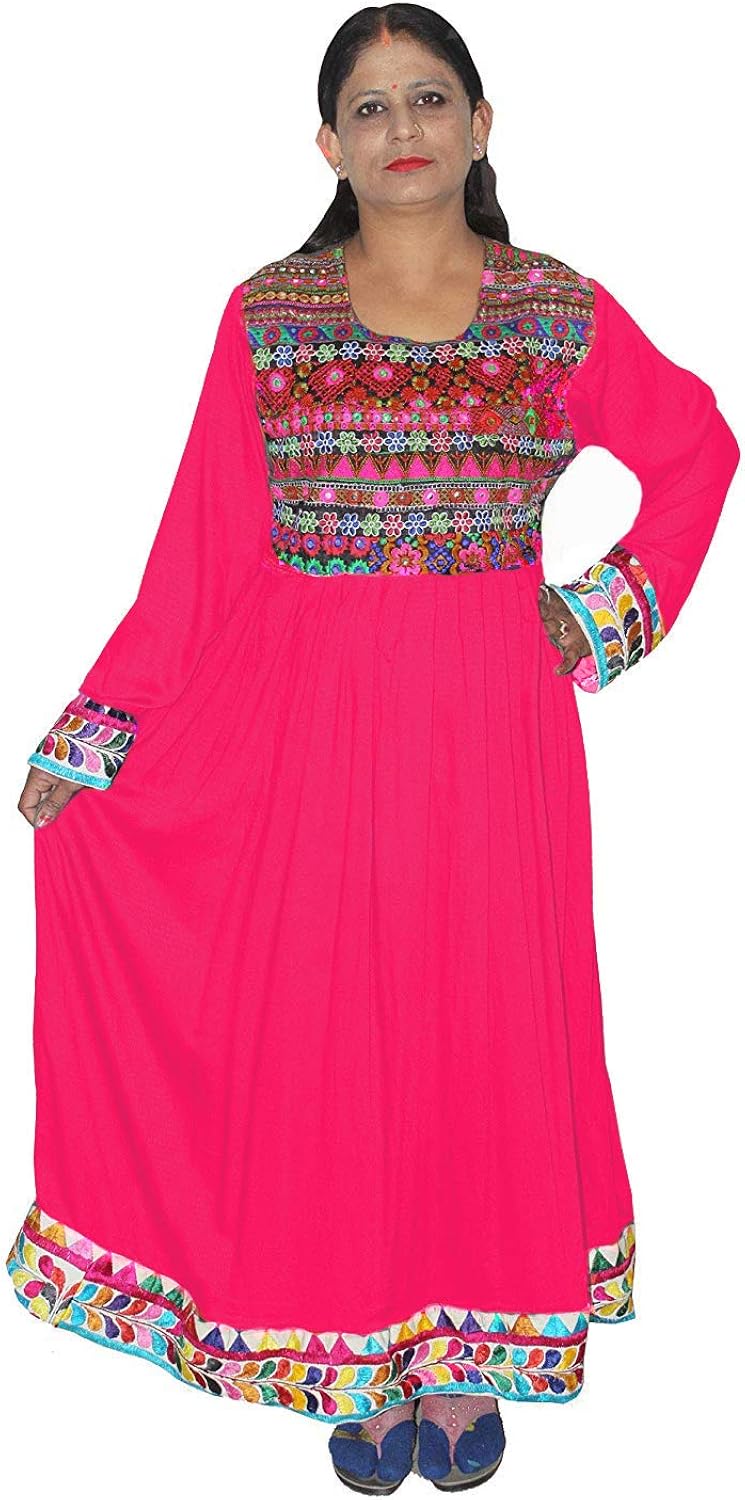 pink colour frock suit