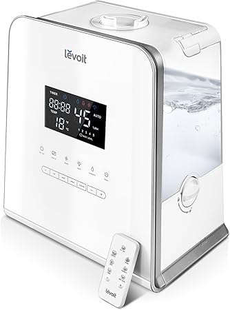 Levoit Humidificador Ultrasónico 5,5L Bebés de Vapor Caliente y ...