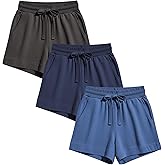 Sexy Basics Women's 3 Pack Active Wear Lounge Yoga Gym Casual Sport Shorts