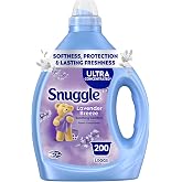 Snuggle Fabric Softener Liquid, Ultra Concentrated, 80oz, 188 Loads | Ultra Concentrated Formula, Long-Lasting Freshness, Softens Fabrics, Reduces Static and Wrinkles, Helps Protect Color