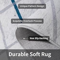 SERISSA Washable Area Rug,3x5 Soft Non Slip Indoor