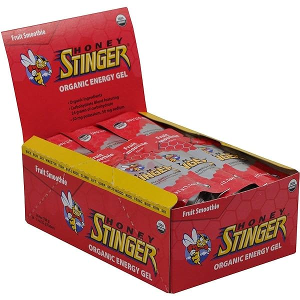 HONEY STINGER FOOD ORGANIC FRUIT GEL 24 COUNT...