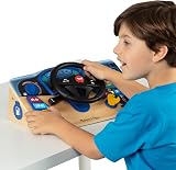 Melissa & Doug Vroom & Zoom Wooden Dashboard Steering Wheel Toy view 8