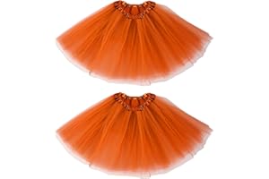 BFONS Buauty 2 Pack Tutus for Women Adult 3 Layered Tutu Tulle Skirts Costumes for Women Girls Teen Halloween Running