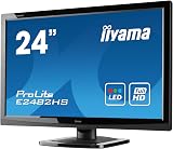 iiyama E2482HS-GB1 24" Full HD LED Monitor 2ms HDMI DVI Speakers Renewed view 3